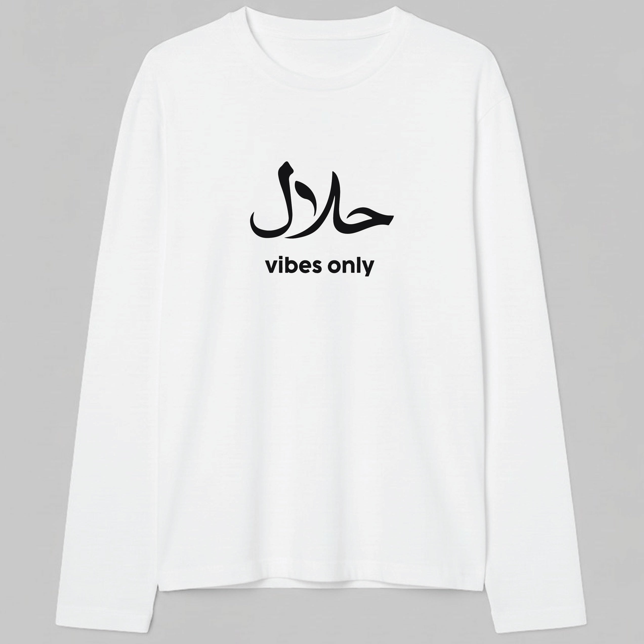 Halal Vibes - Urdu Full Sleeve T-Shirt