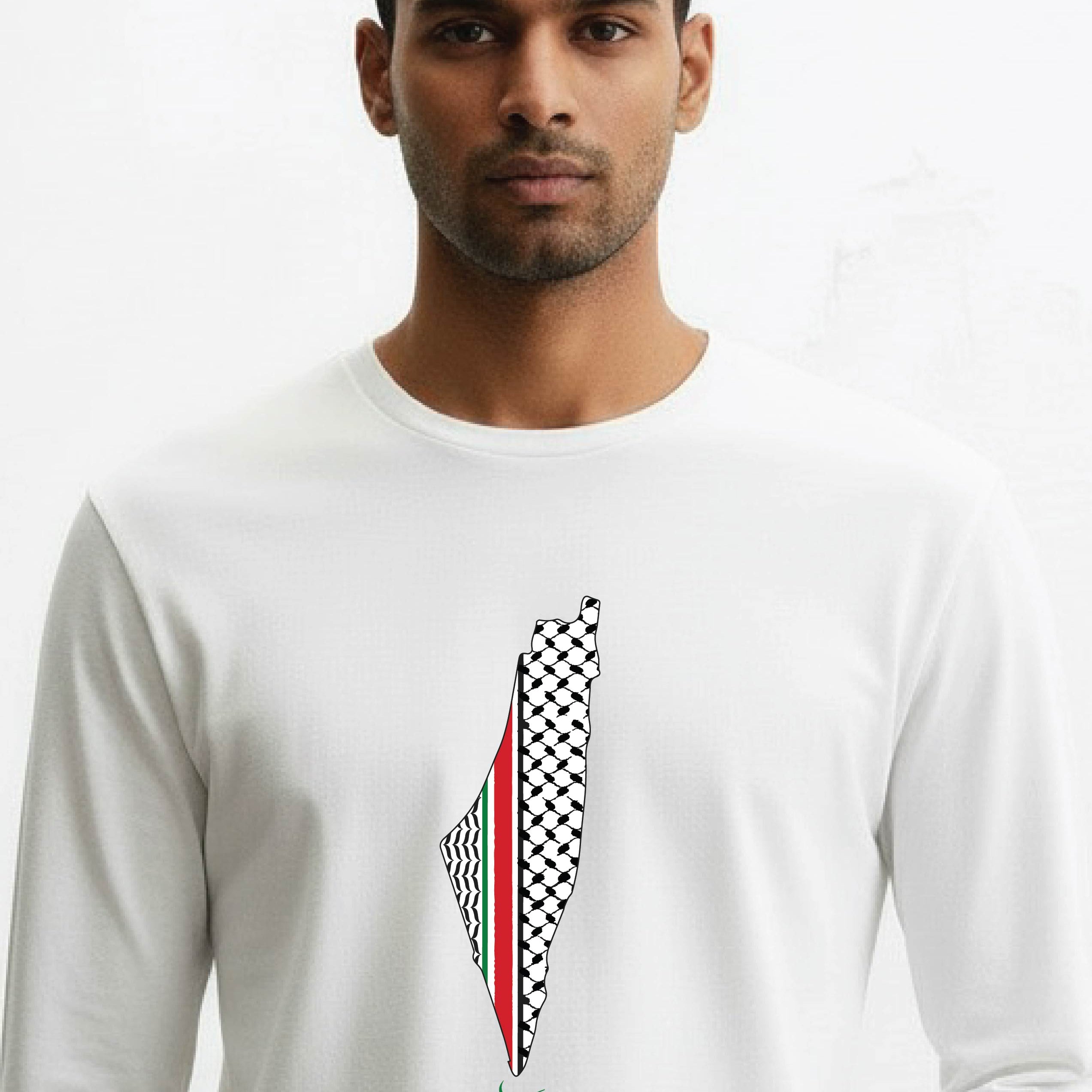 Palestine - Urdu Full Sleeve T-Shirt