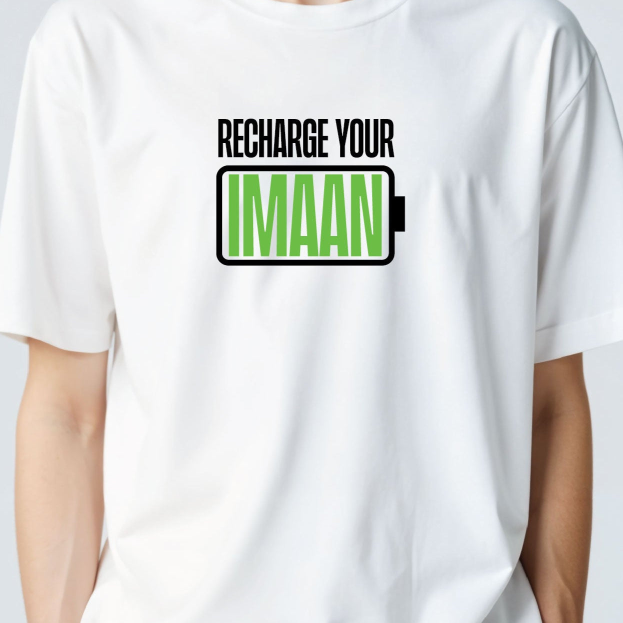 Recharge Your Imaan - Regular Size White