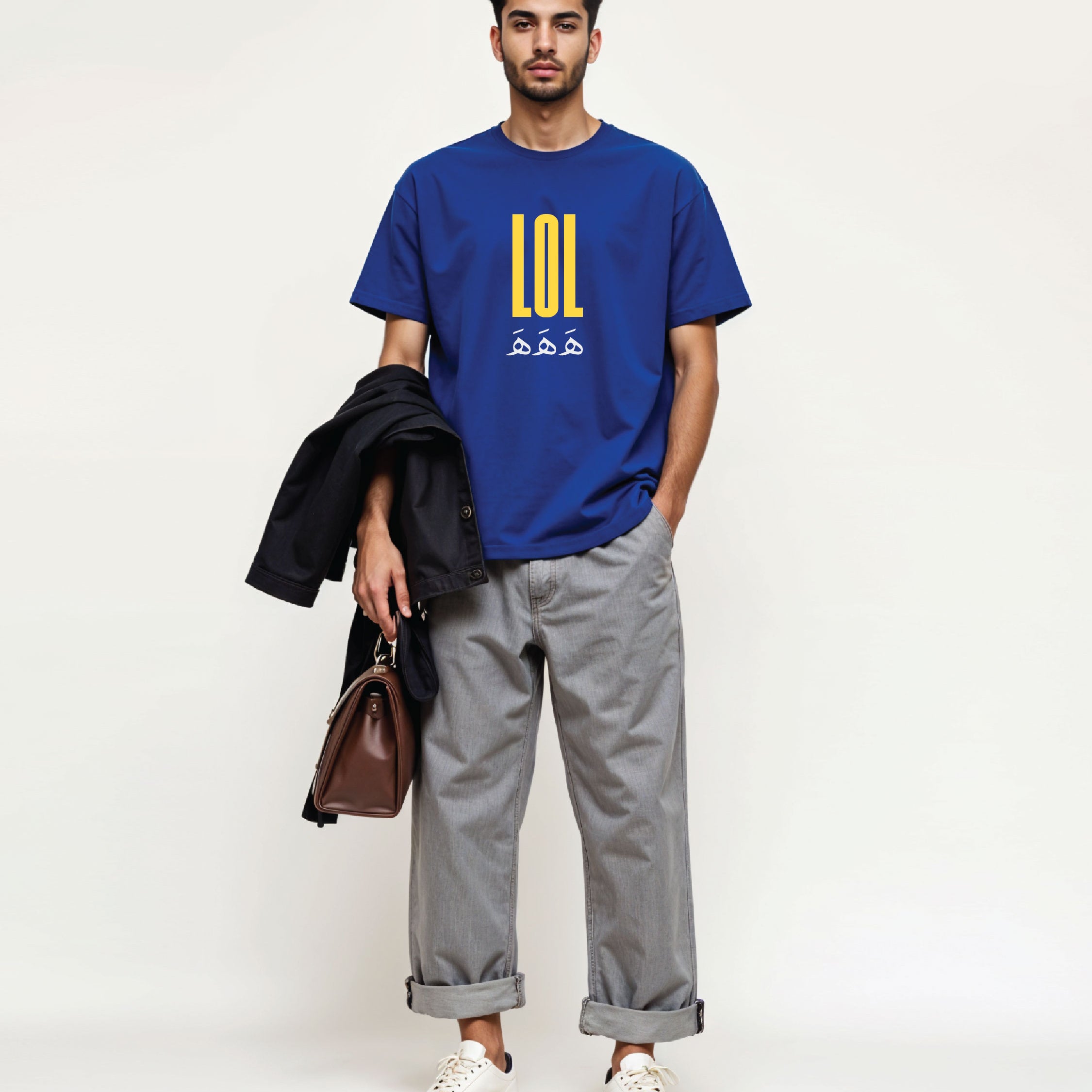 LoL Ha Ha Ha - Regular Size, Royal Blue