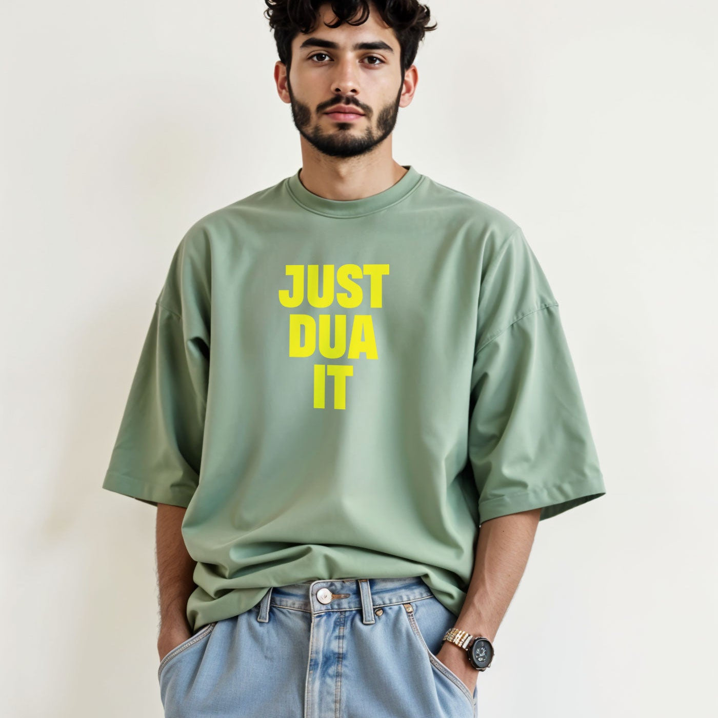 Just Dua It - Oversized Size Urdu Tshirt