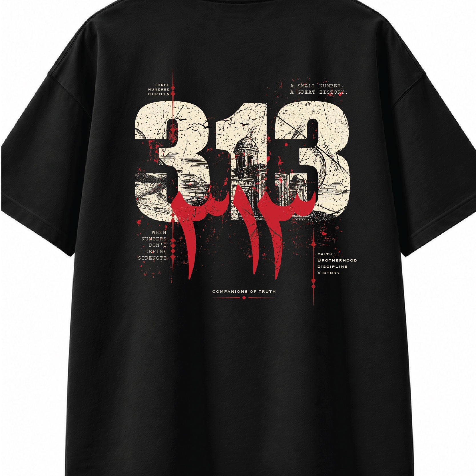 313 Oversized Urdu T-Shirt