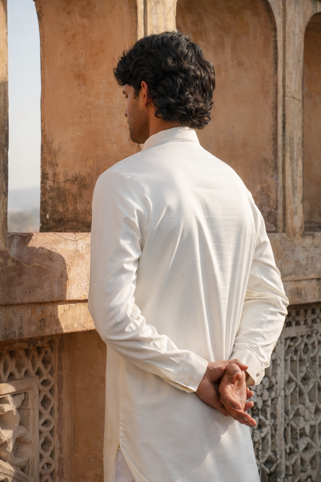 Premium Off-White Kurta Pajama for Men