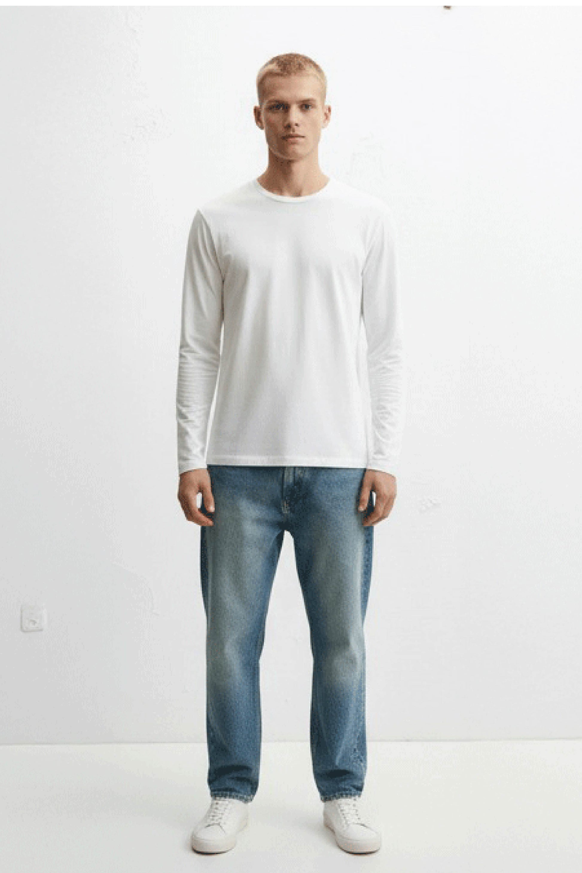 Full Sleeve Combo   -  White and Black 100% Cotton