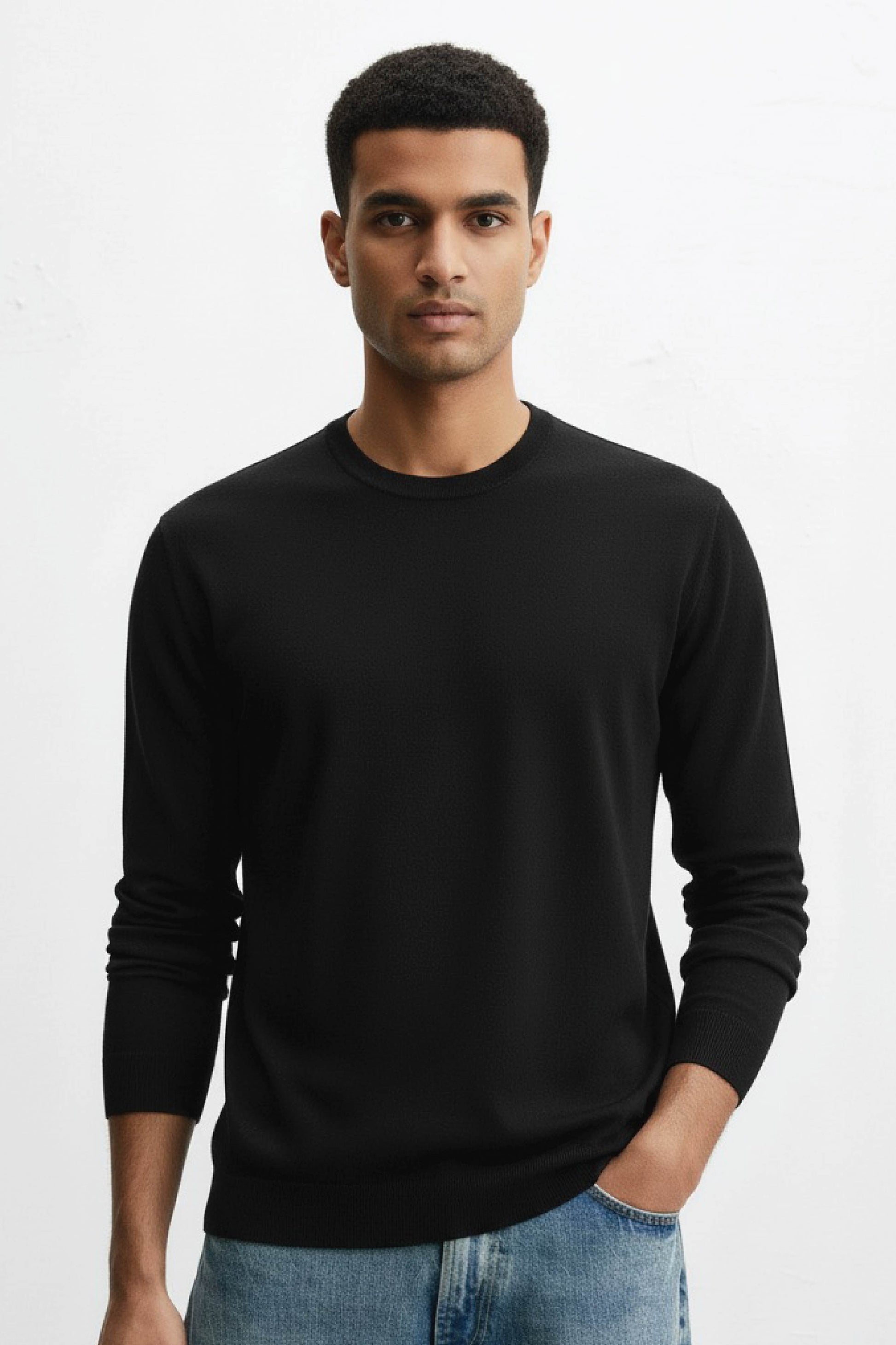 Full Sleeve Combo   -  White and Black 100% Cotton