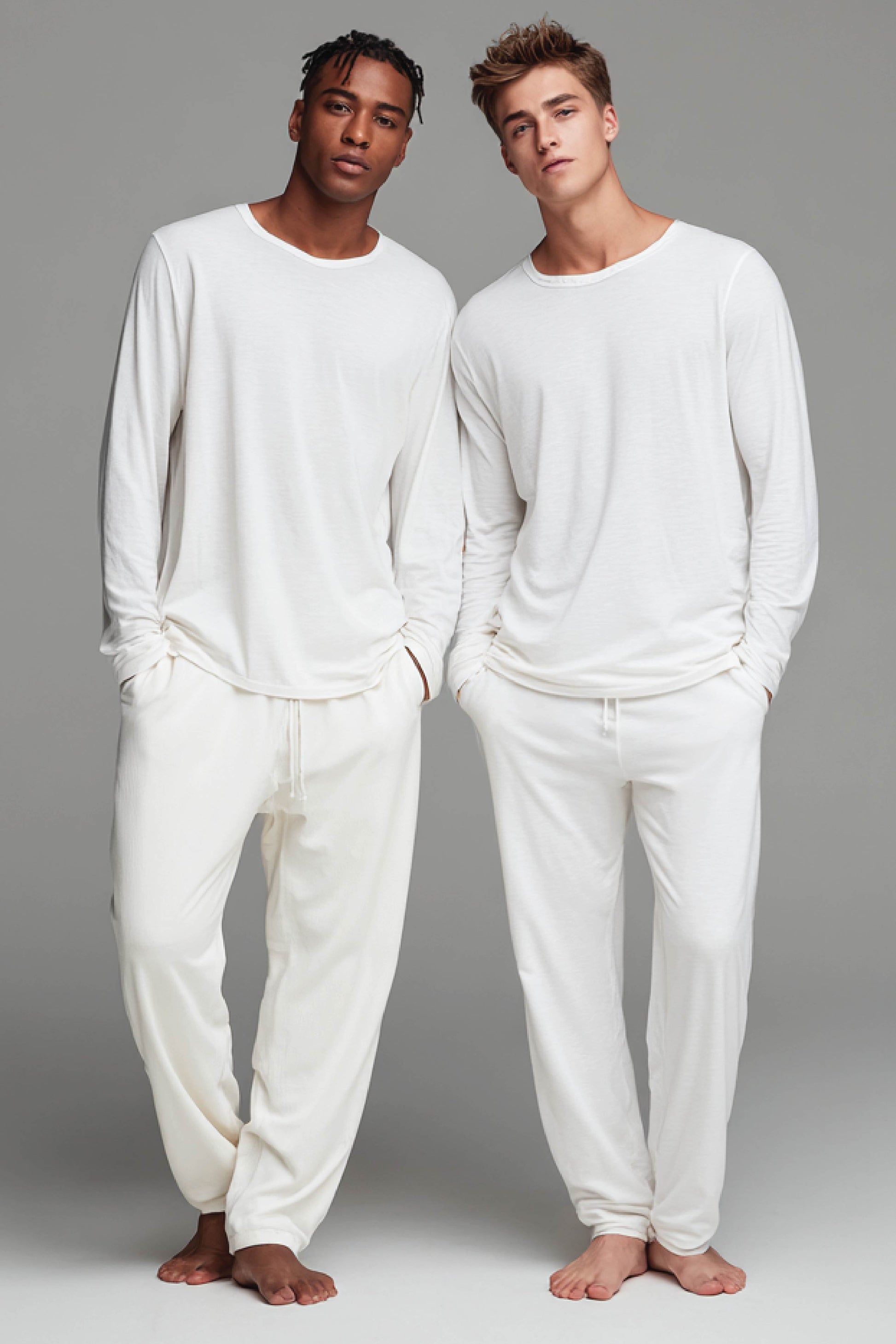 Full Sleeve Combo   -  White and Black 100% Cotton