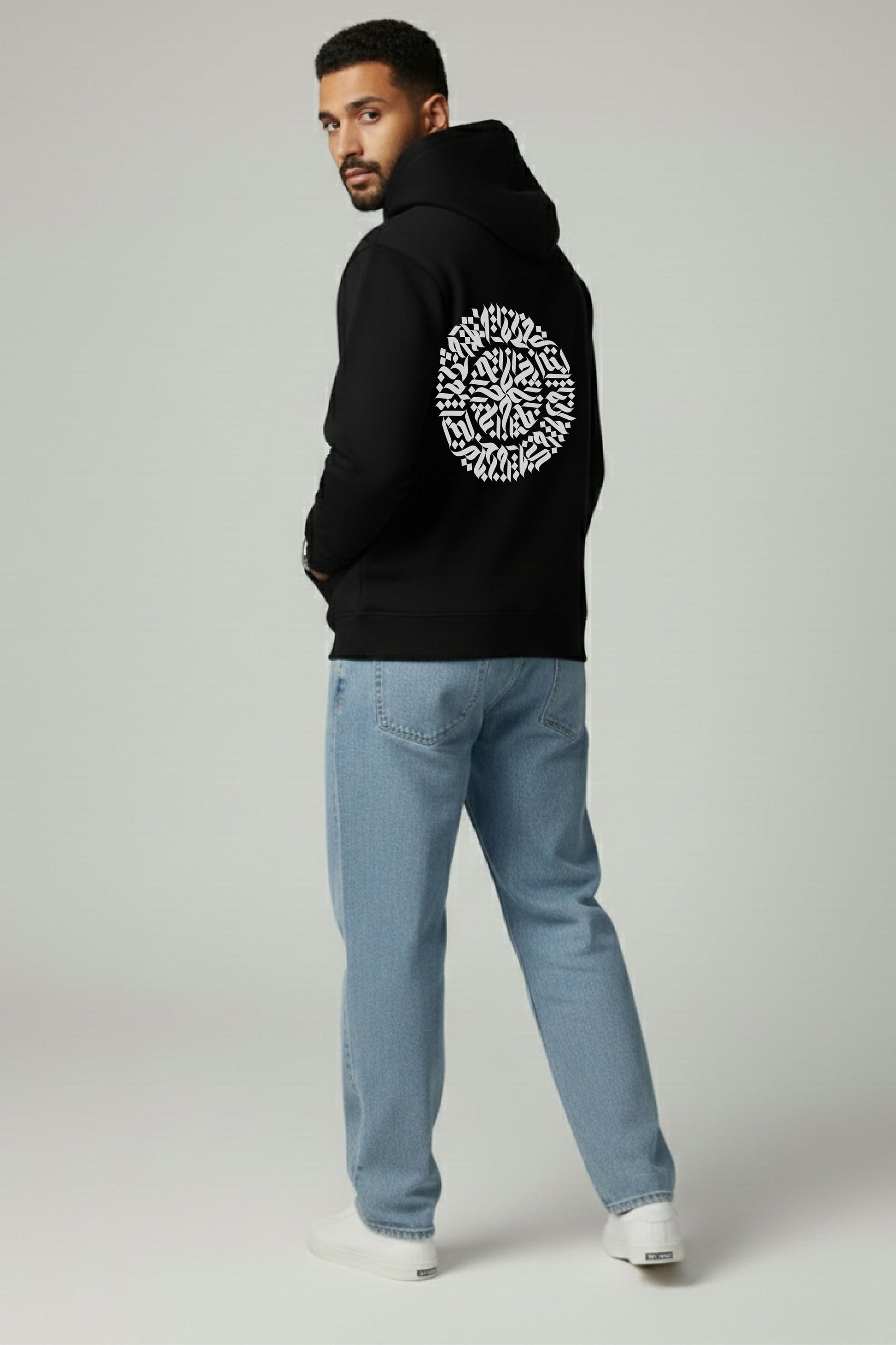 Calligraphy contemporary design  Hoodies, 320 GSM