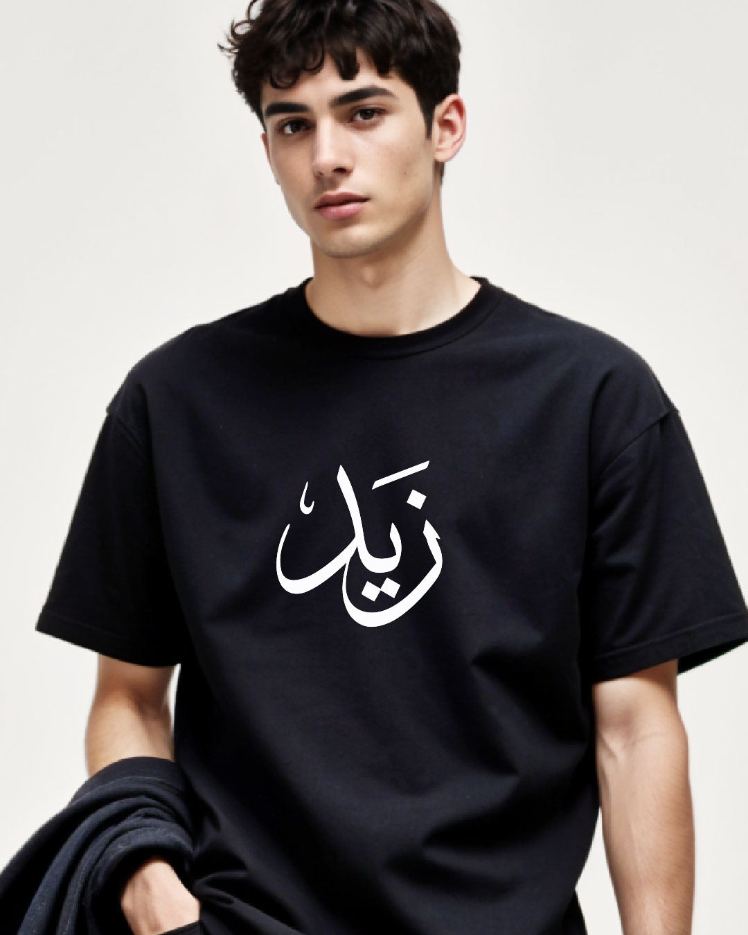 Personalised Urdu Name Regular T-Shirt – Custom Text in Urdu & English