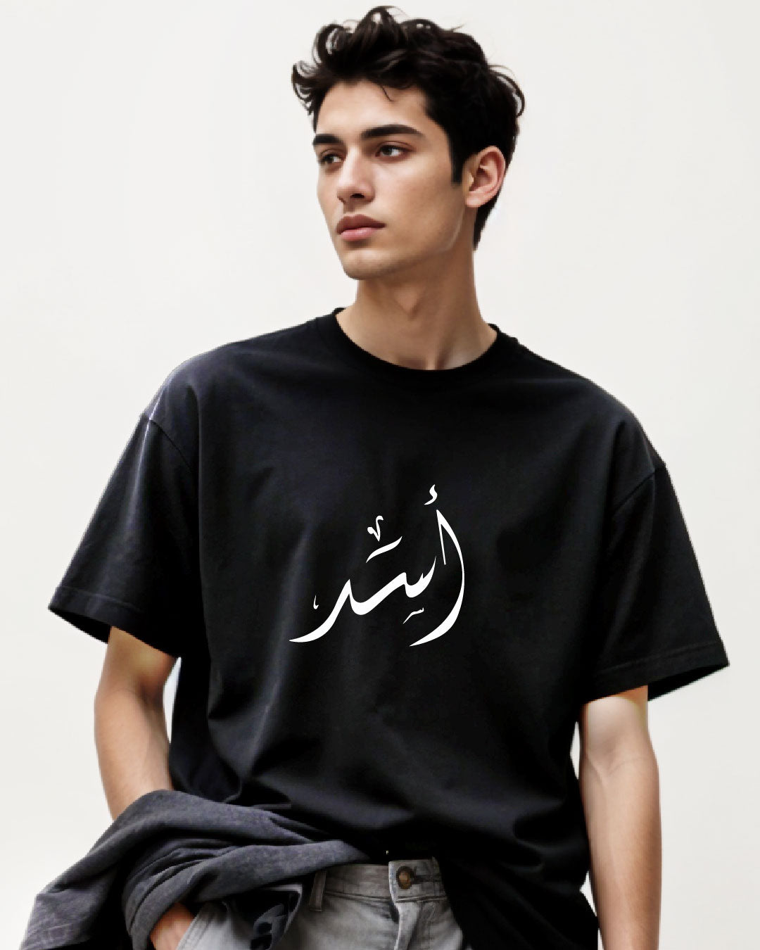 Personalised Urdu Name Regular T-Shirt – Custom Text in Urdu & English