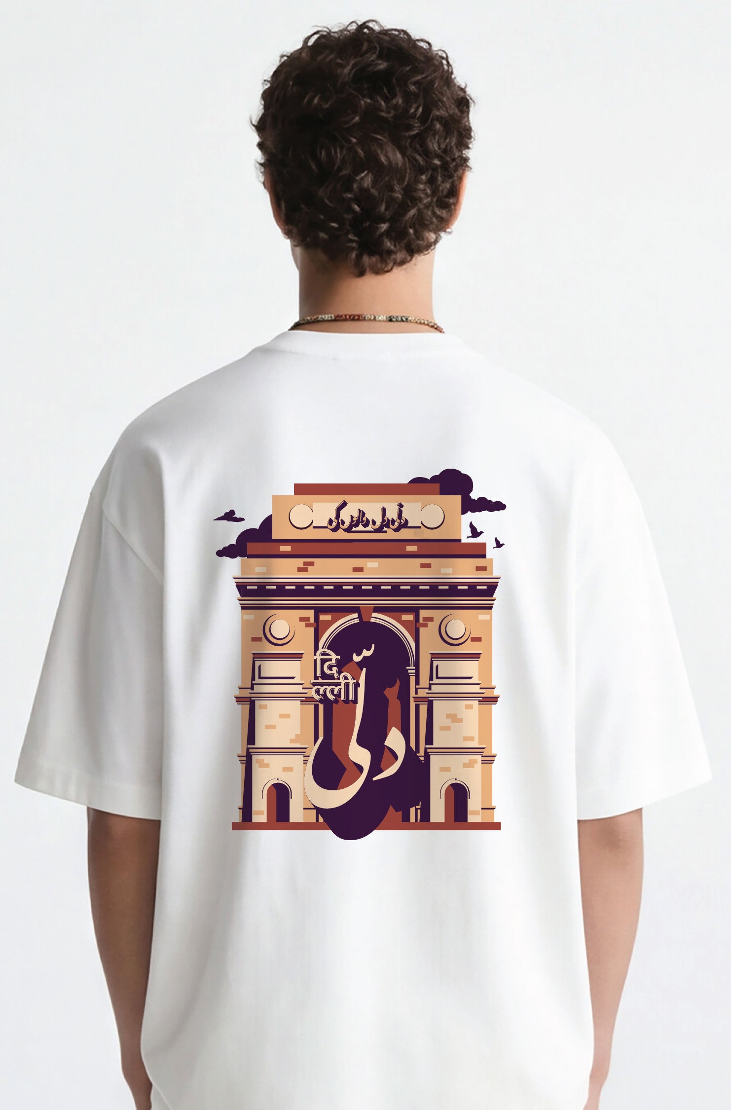 Dilli Dil Walo Ki Heritage Oversized Urdu Tee 240 GSM