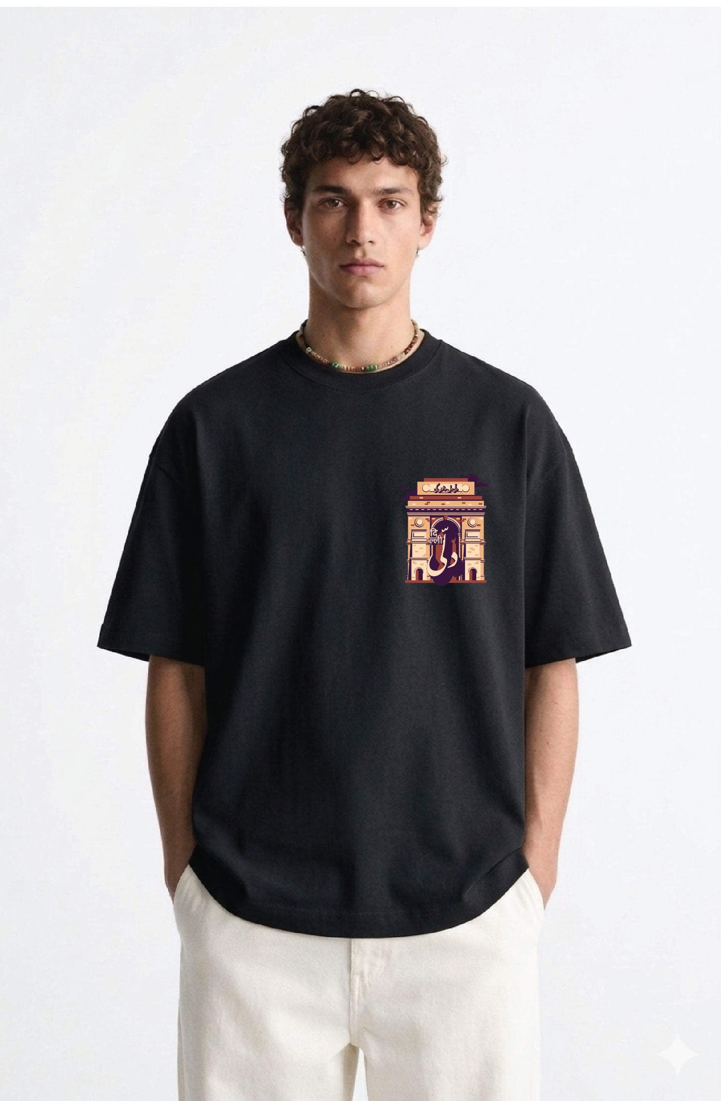 Dilli Dil Walo Ki Heritage Oversized Urdu Tee 240 GSM