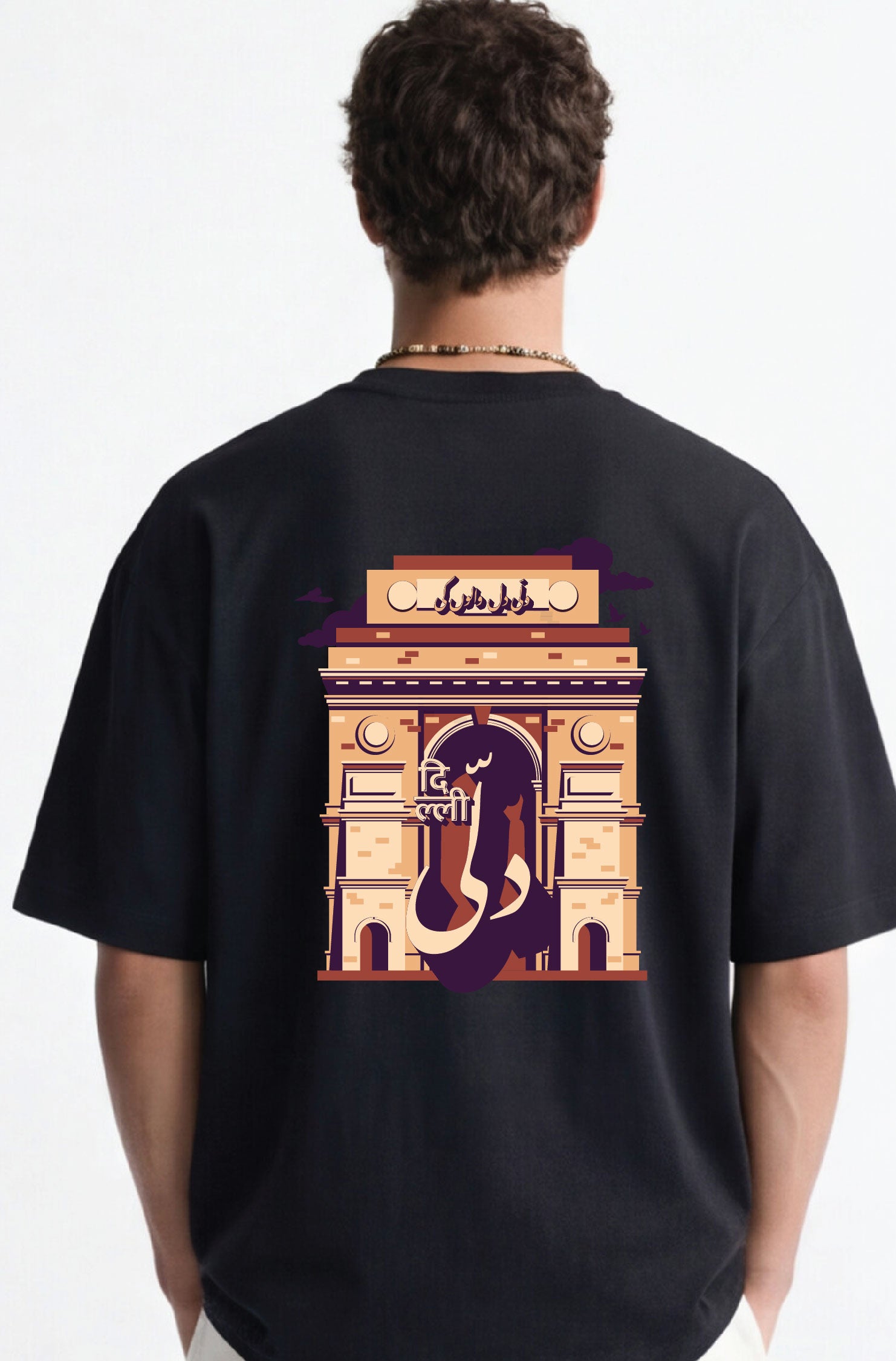 Dilli Dil Walo Ki Heritage Oversized Urdu Tee 240 GSM