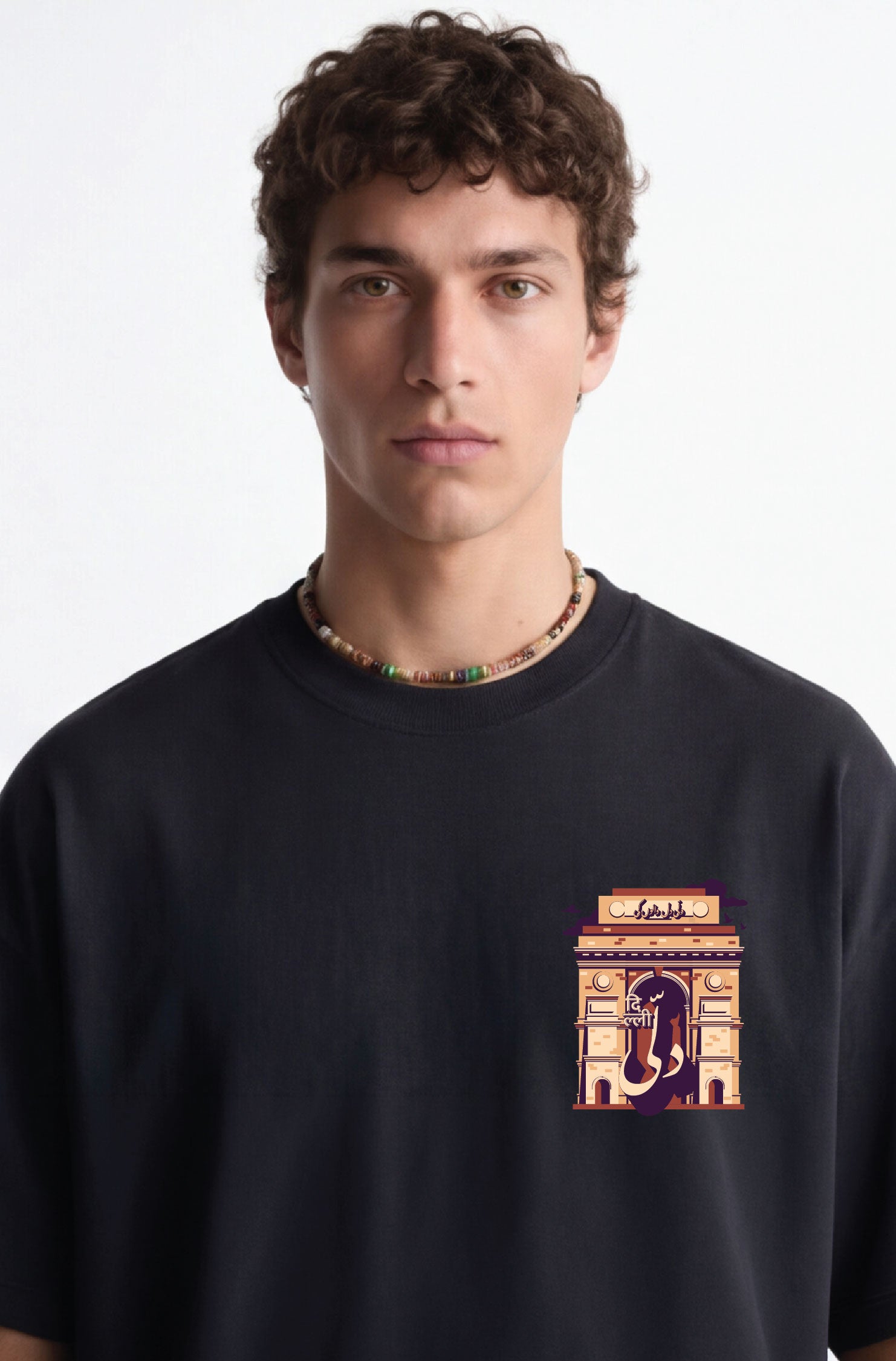 Dilli Dil Walo Ki Heritage Oversized Urdu Tee 240 GSM