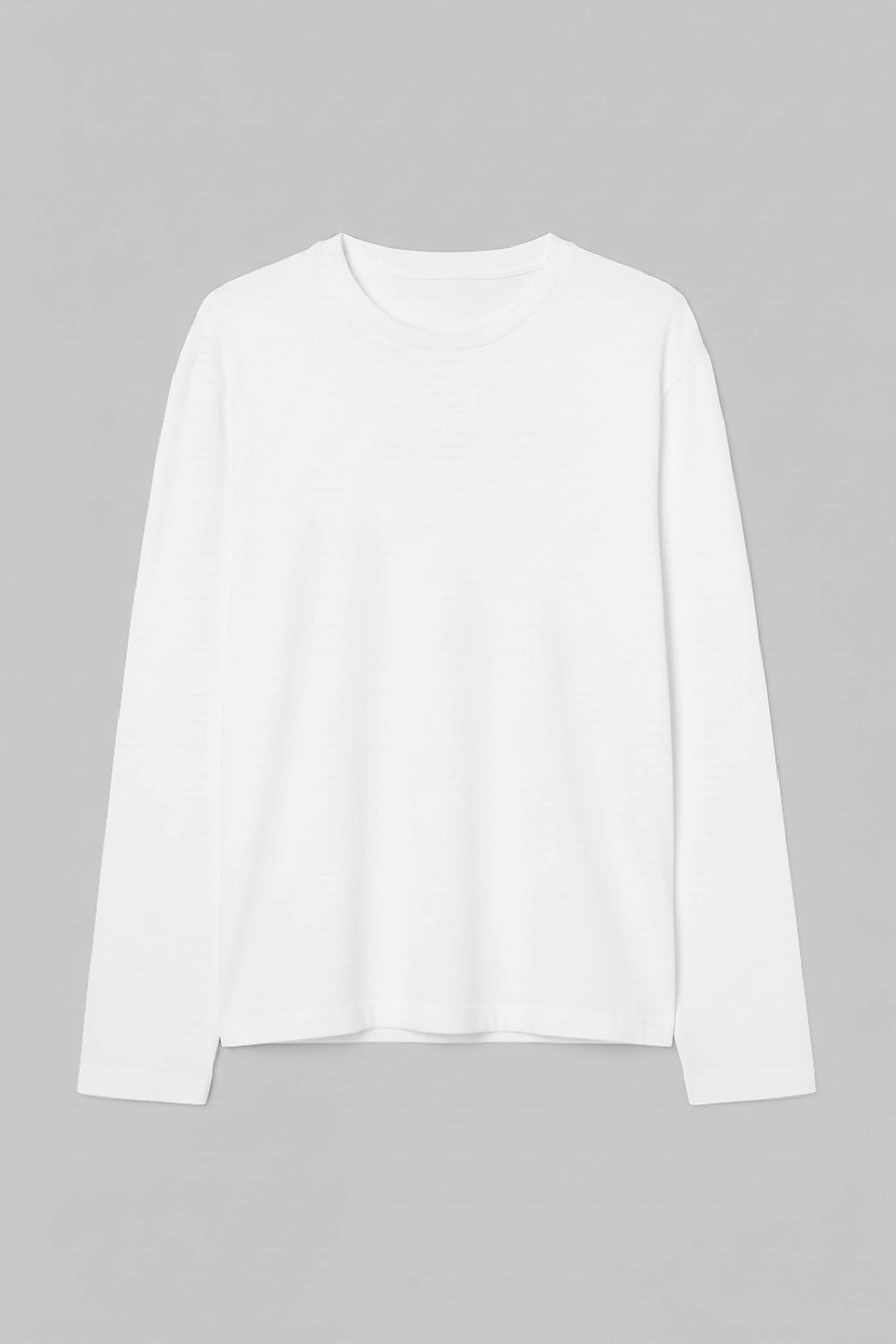 Plain Full Sleeve  T-Shirt