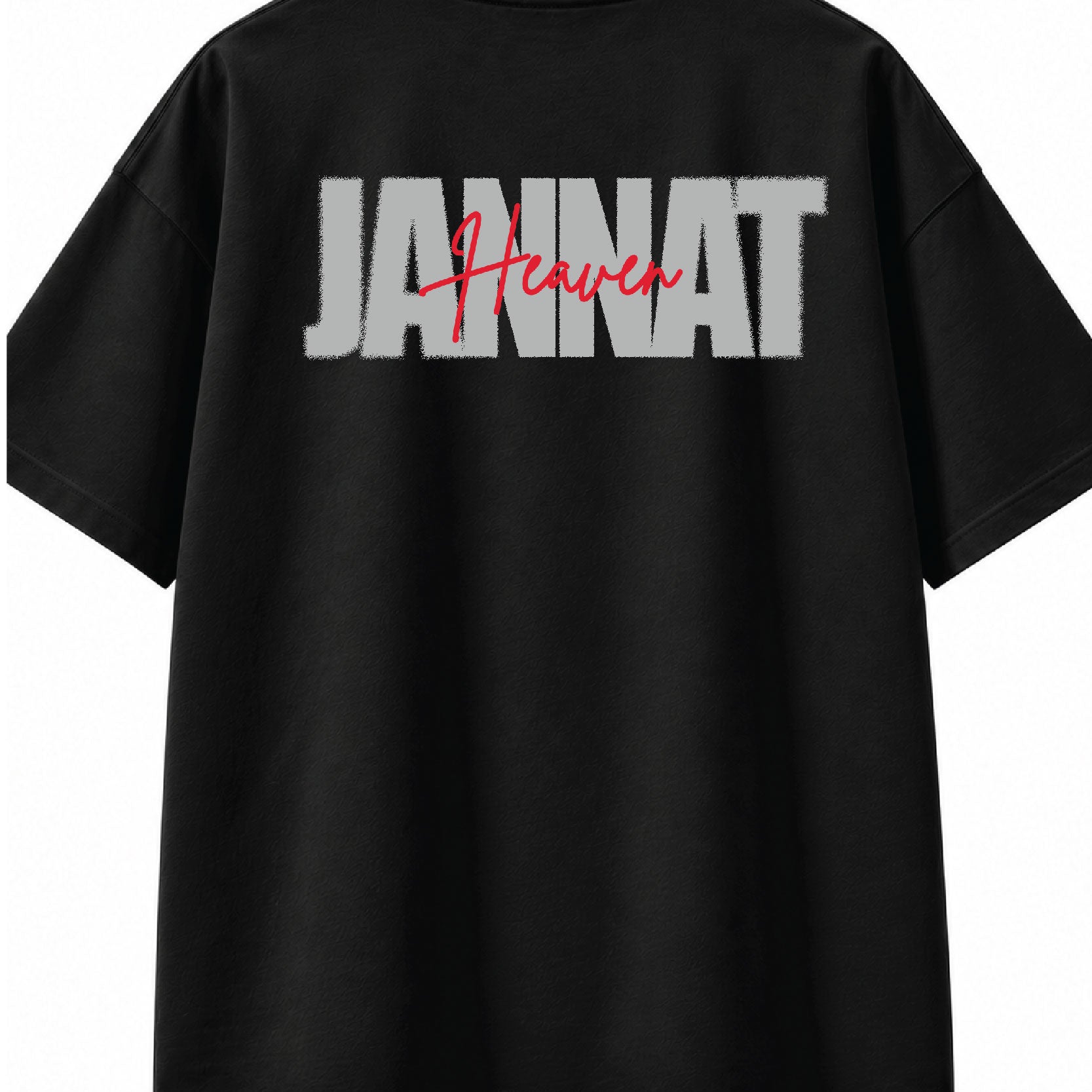 Jannat — Heaven Oversized Urdu T-Shirt
