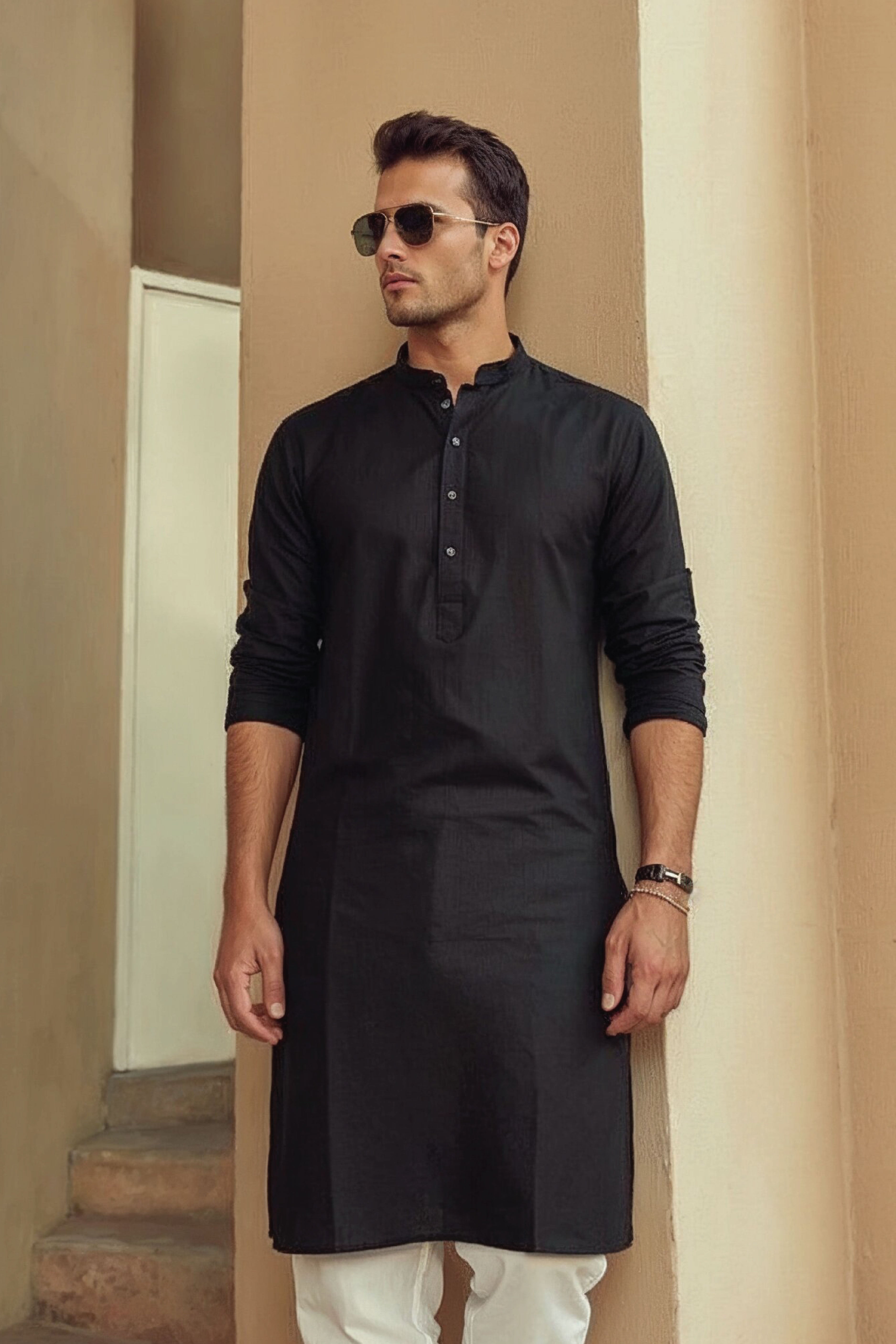Premium Beige Kurta Pajama for Men