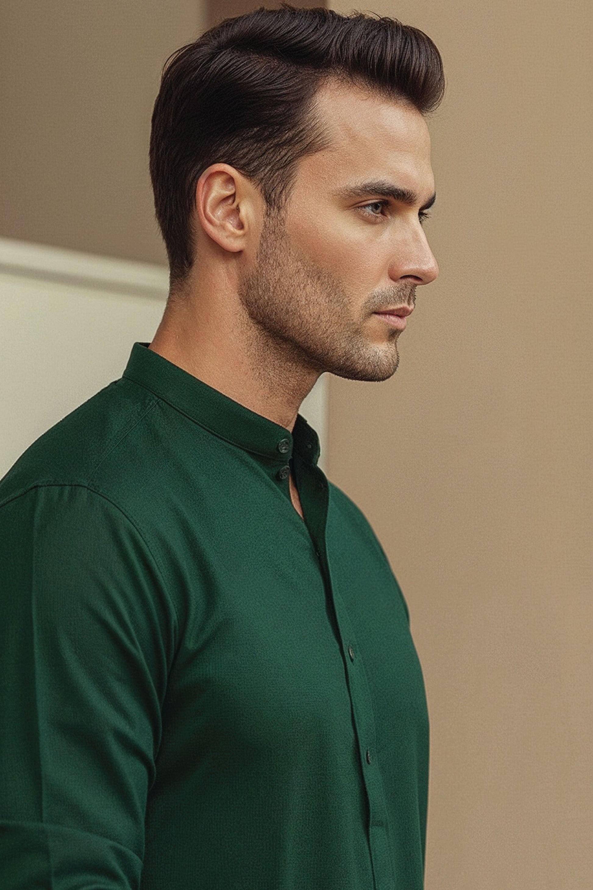 Premium Bottle Green Kurta Pajama for Men