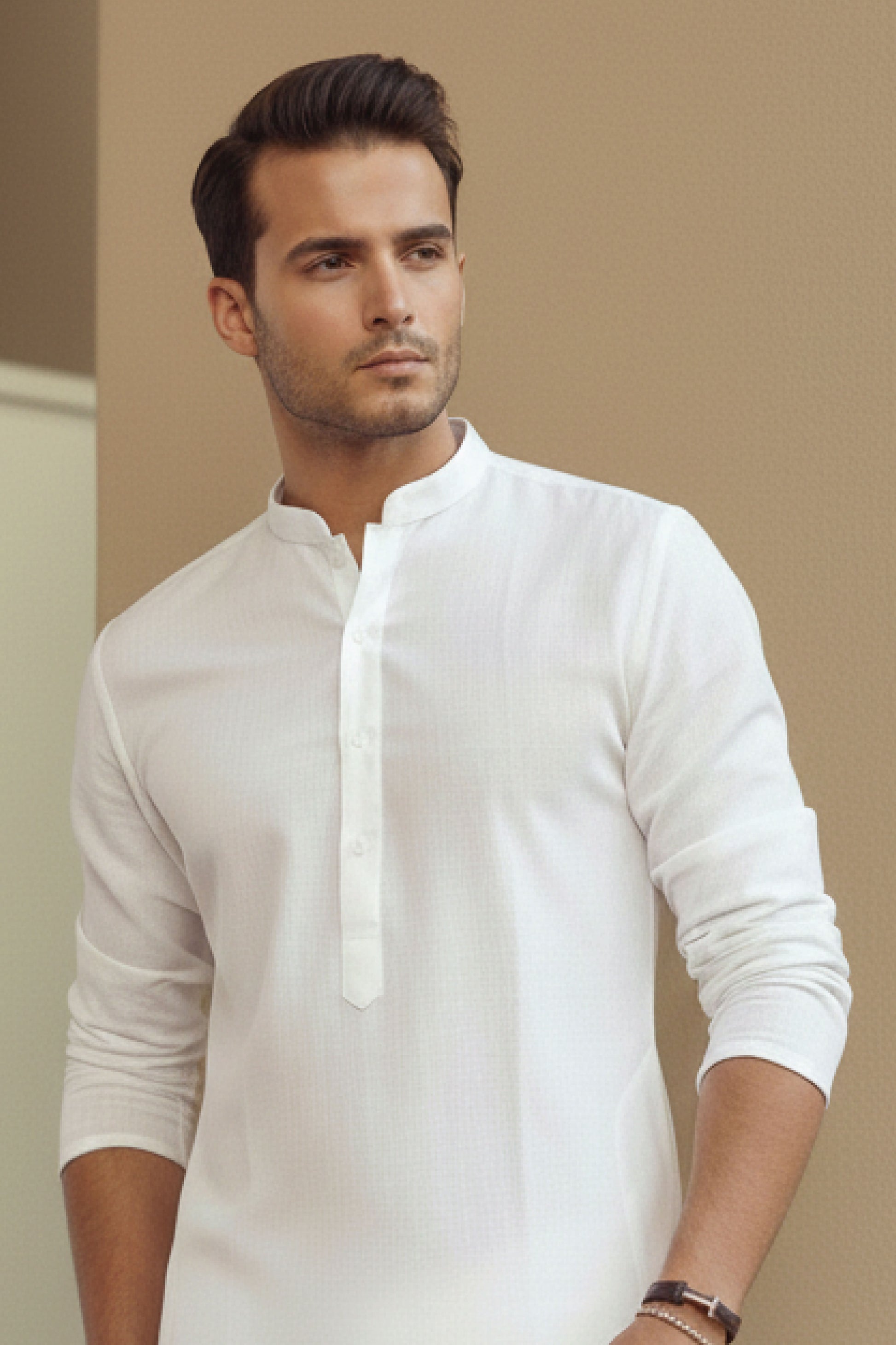 Classic White Kurta Pajama for Men