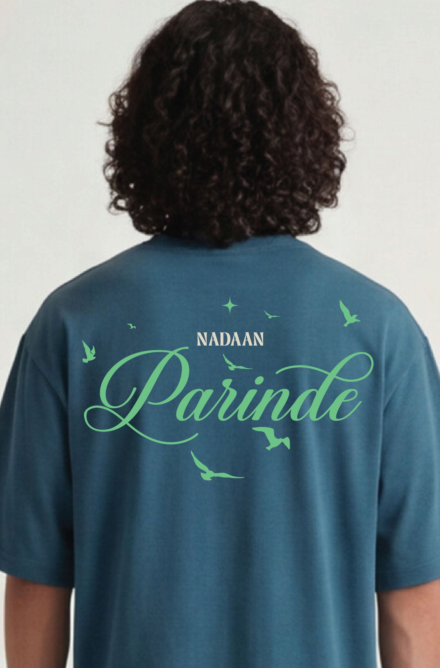 Nadaan Parinde  Oversized Urdu T-Shirt  240 GSM