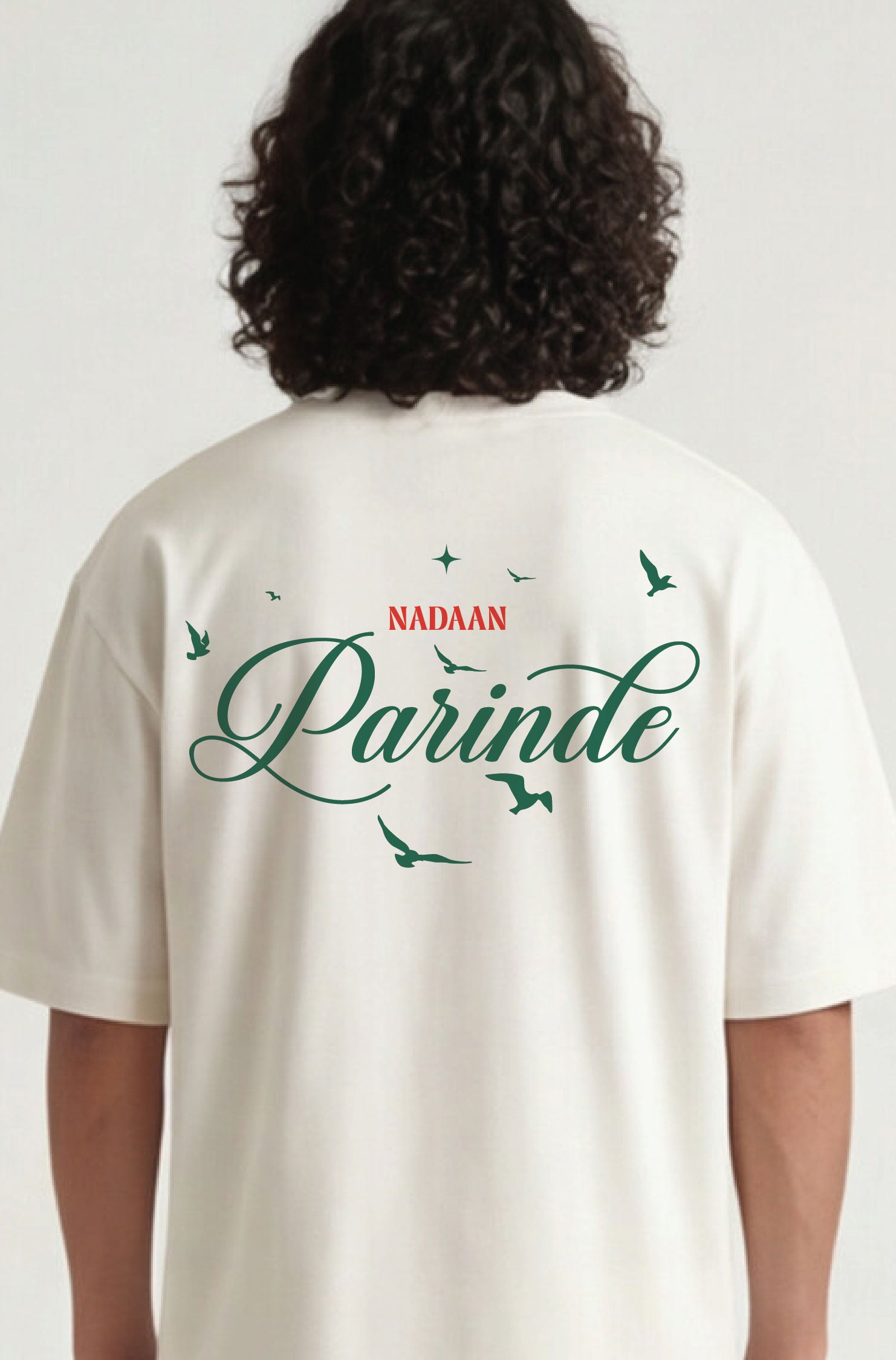 Nadaan Parinde  Oversized Urdu T-Shirt  240 GSM