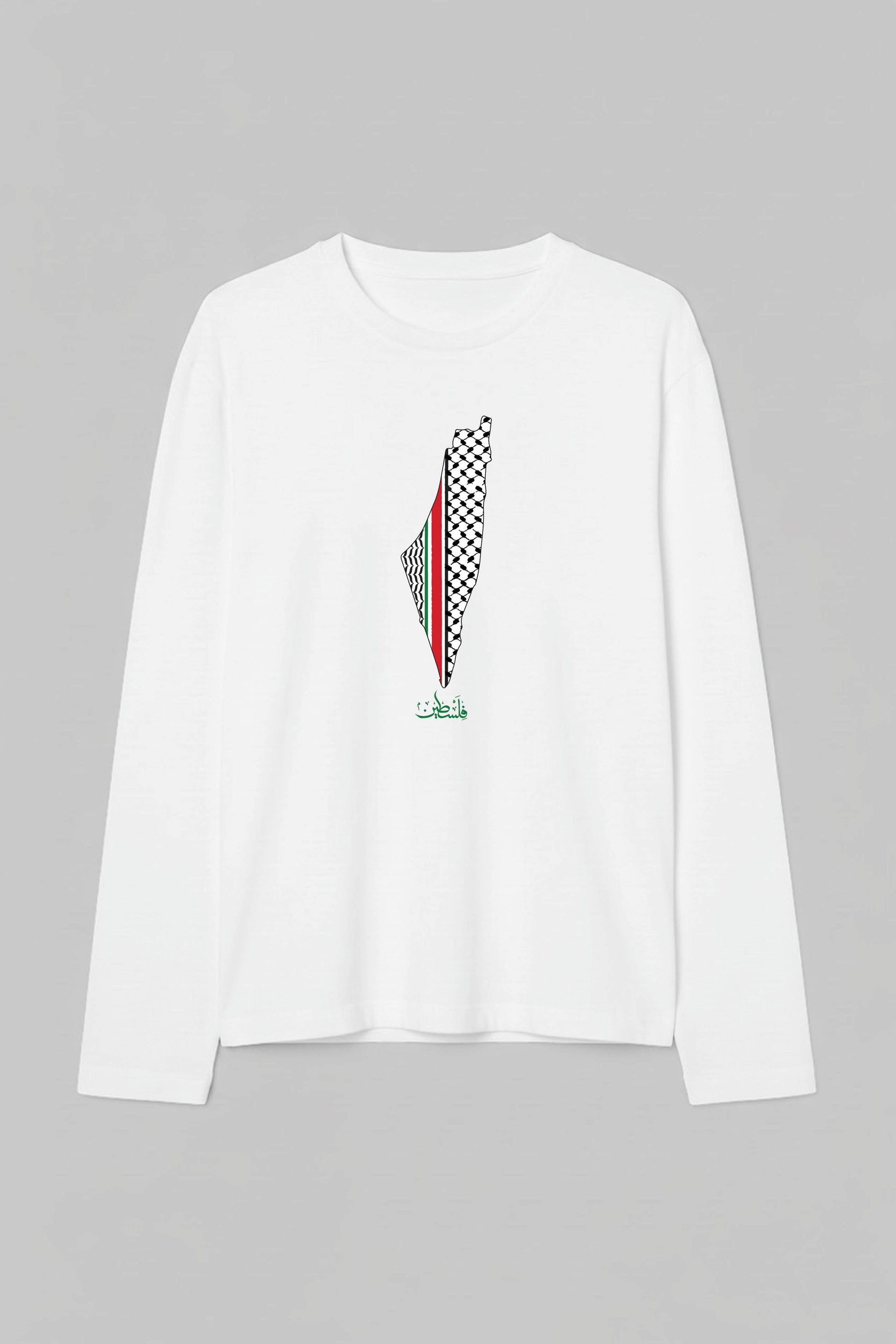 Palestine - Urdu Full Sleeve  T-Shirt