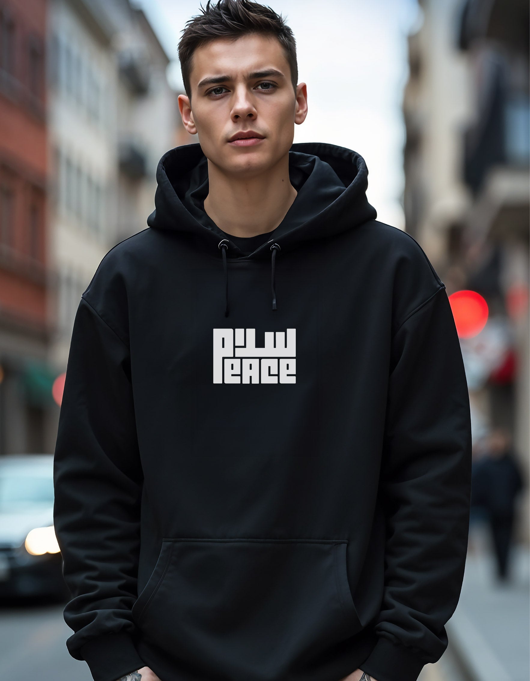 Peace Salam Hoodies, 320 GSM