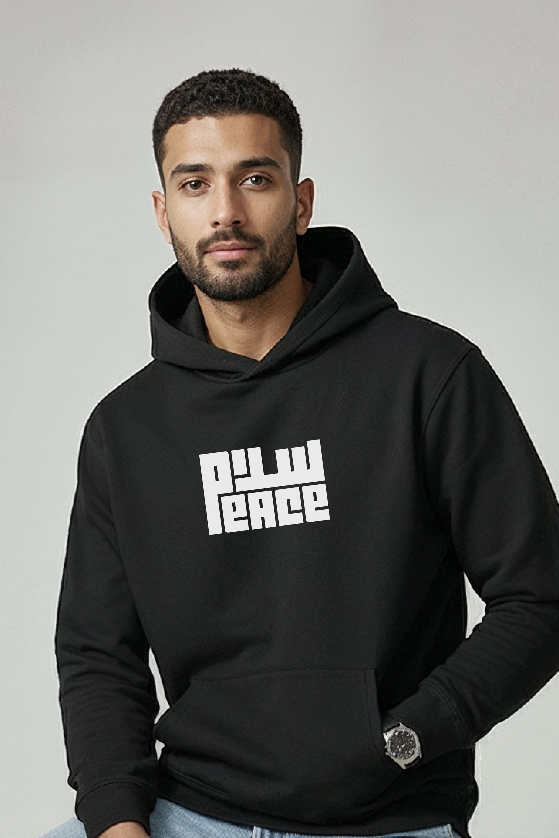 Peace Salam Hoodies, 380 GSM