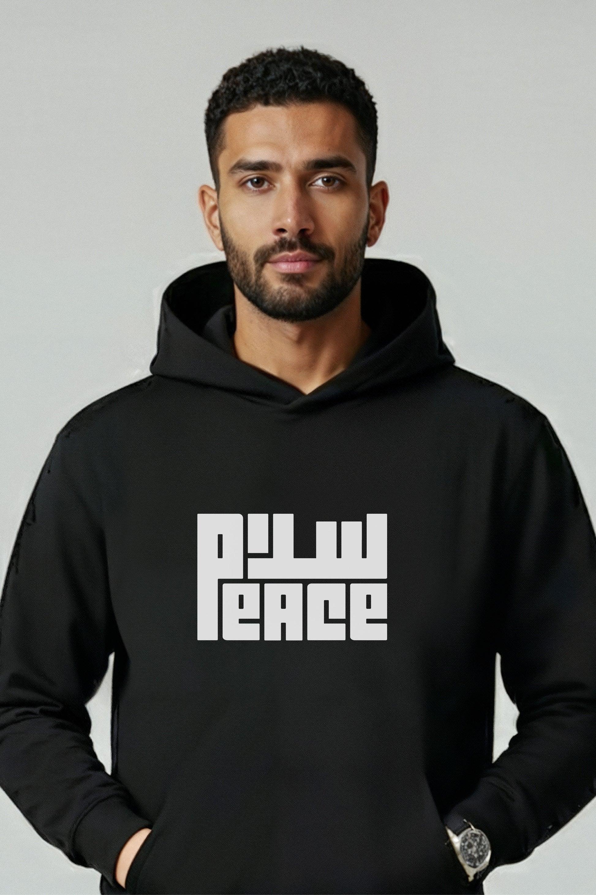 Peace Salam Hoodies, 380 GSM