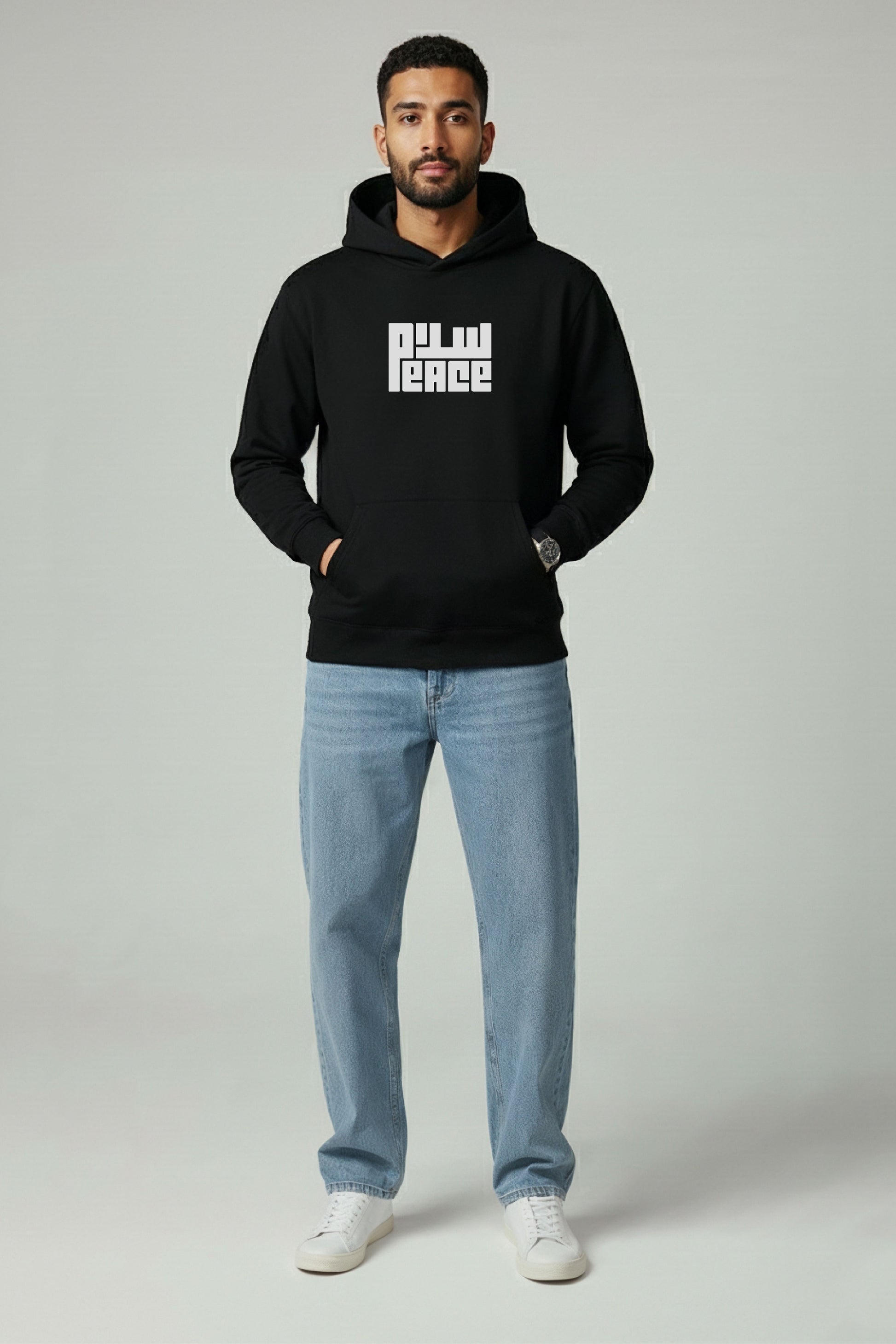 Peace Salam Hoodies, 380 GSM