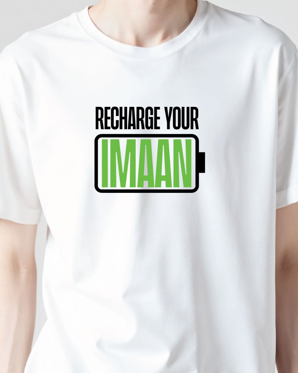 Recharge Your Imaan - Regular Size White