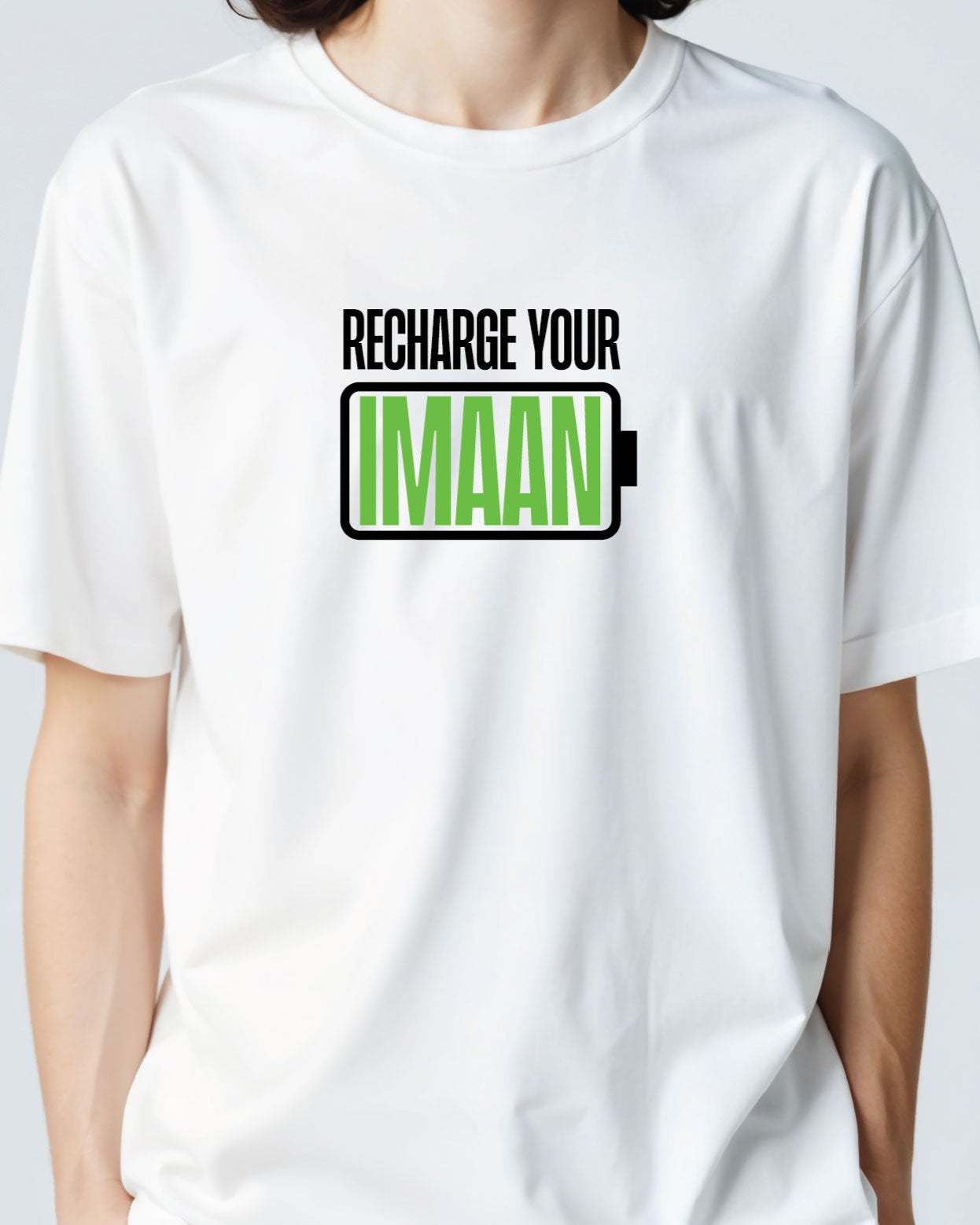 Recharge Your Imaan - Regular Size White