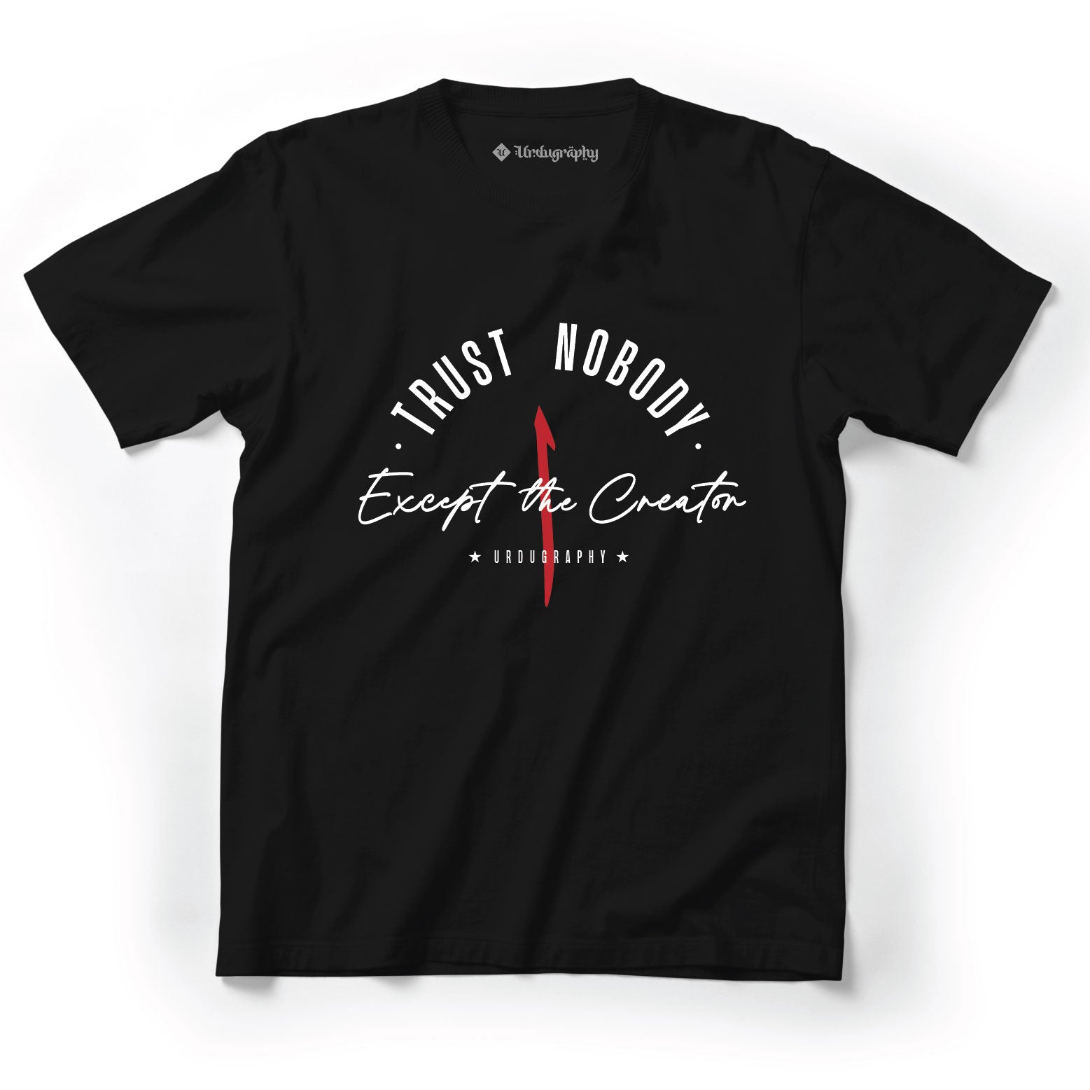 Trusted Nobody Except the Creator - Regular Size, Black