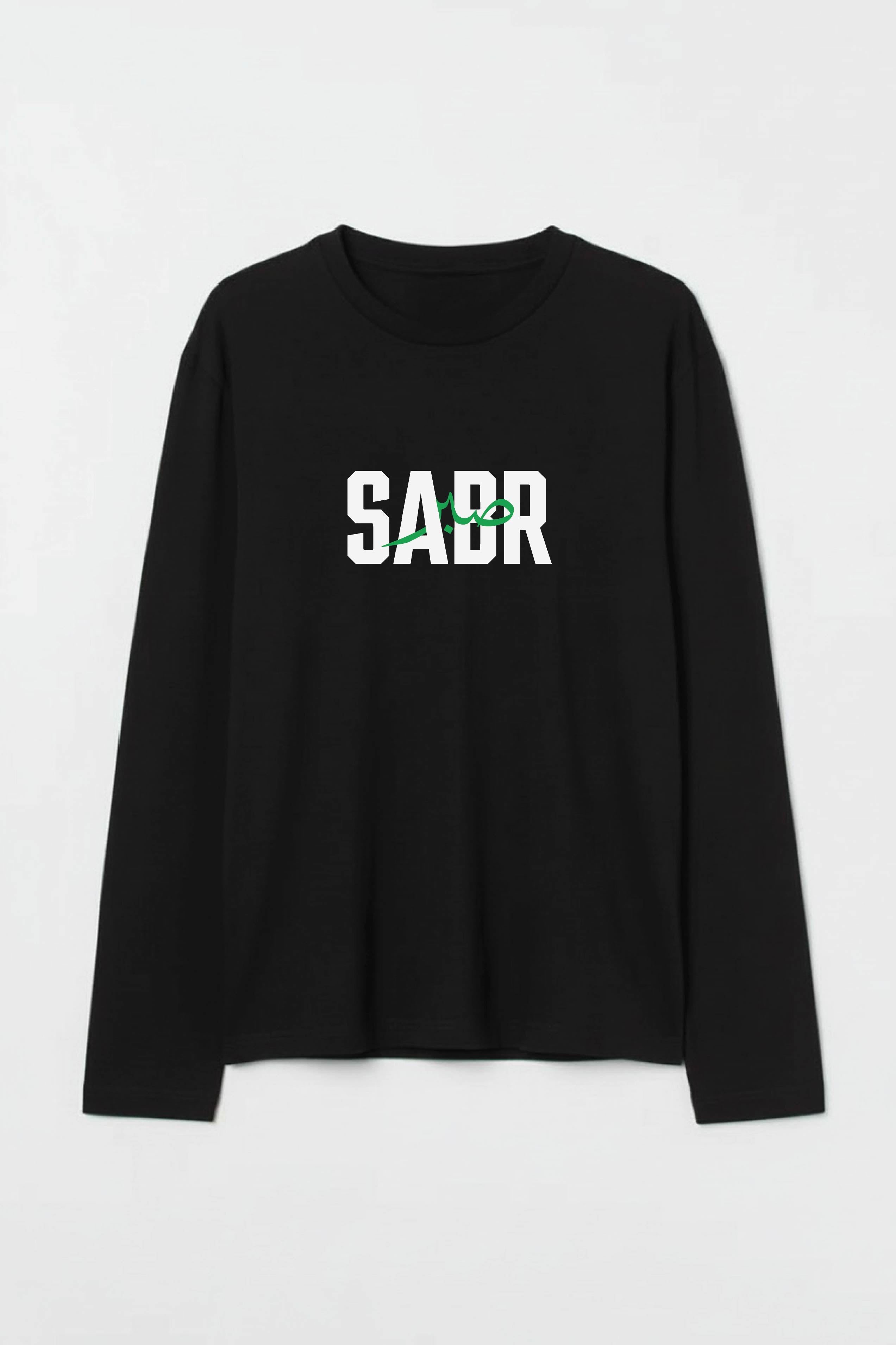 Sabr - Urdu Full Sleeve  T-Shirt