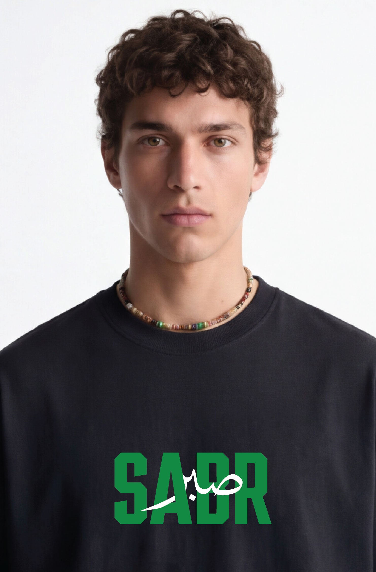 Sabr Urdu Fusion Oversized Urdu T-Shirt 240 GSM