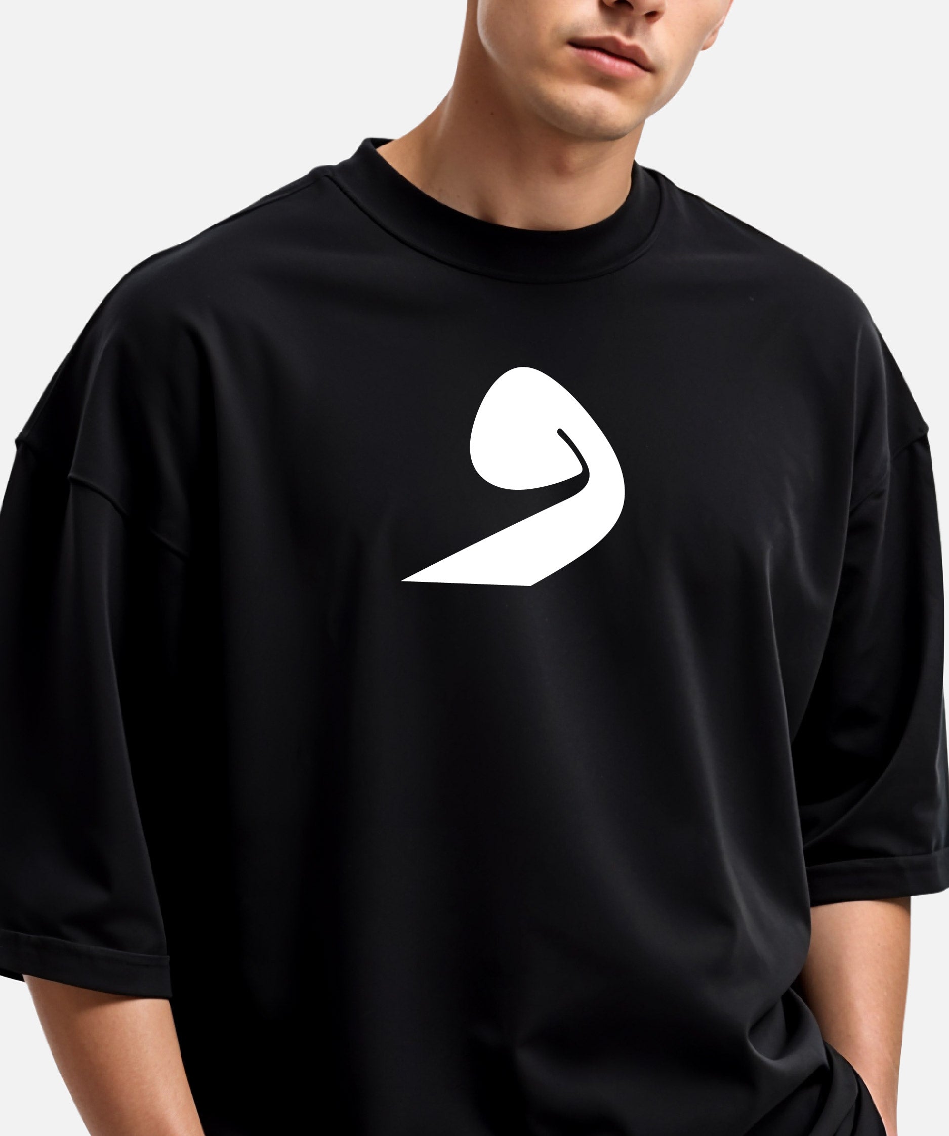 Wow - Unisex Black Oversized Urdu T-Shirt