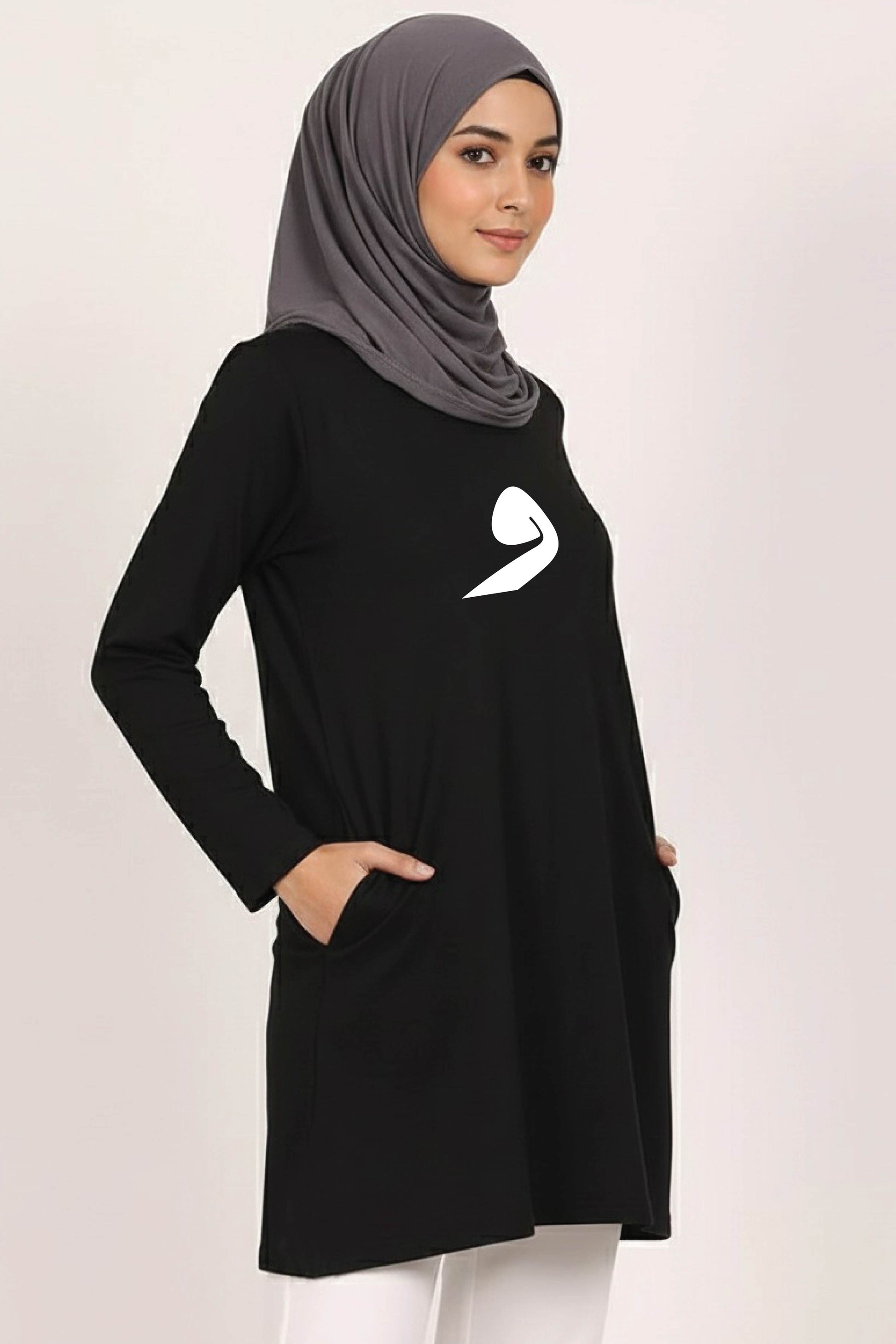 Wow Women’s Long Tee – 100% Cotton