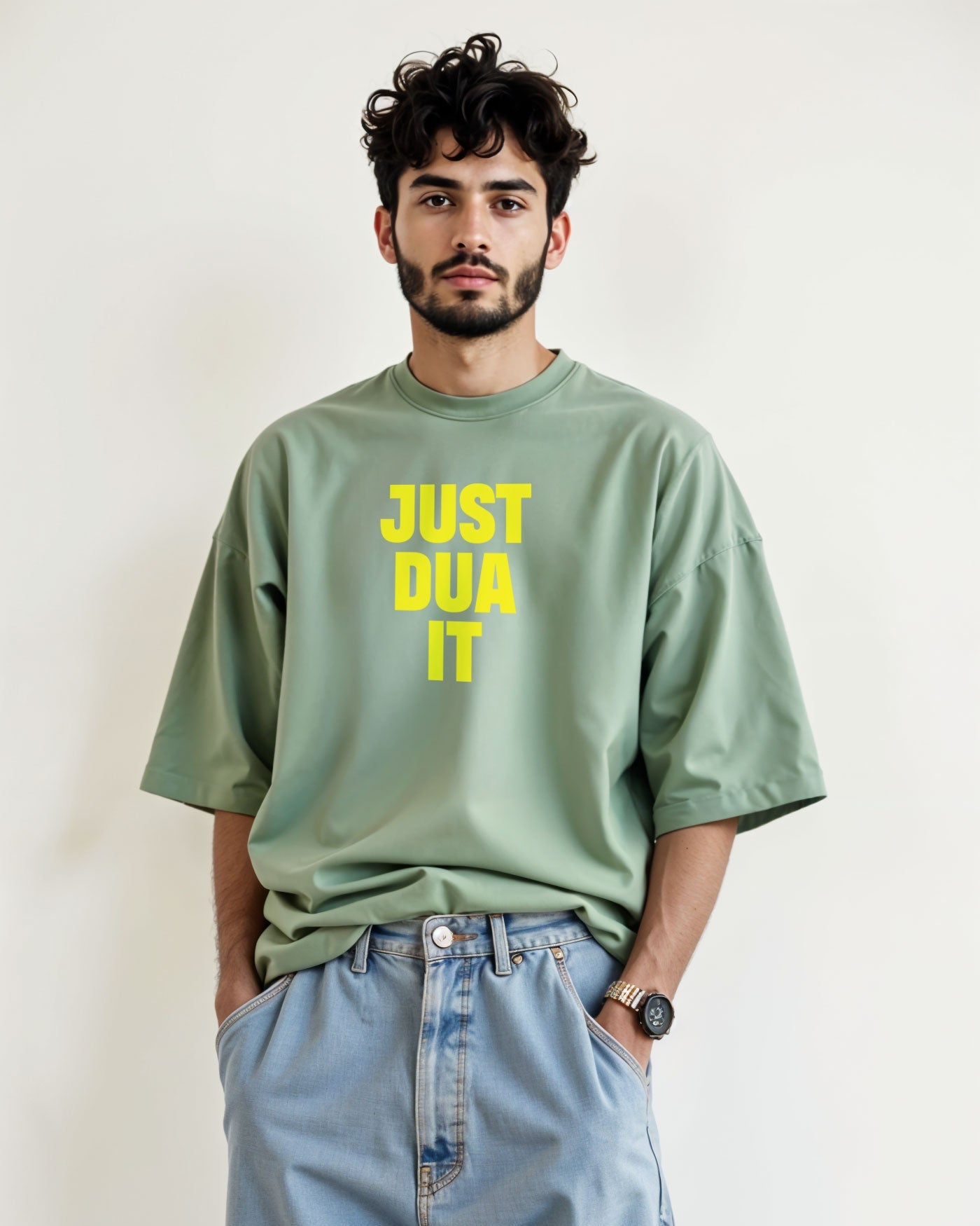 Just Dua It  - Oversized Size Urdu Tshirt